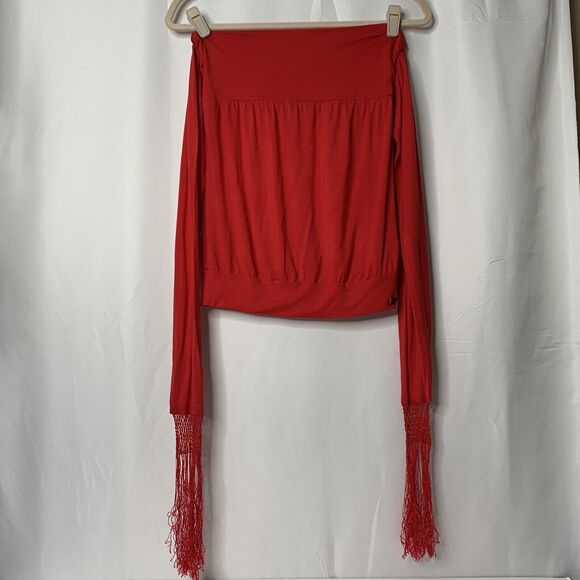 Ted Baker Sleeveless Top Tassel Wrap Tie Red Size 1 XS Summer Party - Picture 2 of 16